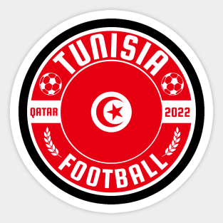 Tunisia Football Sticker